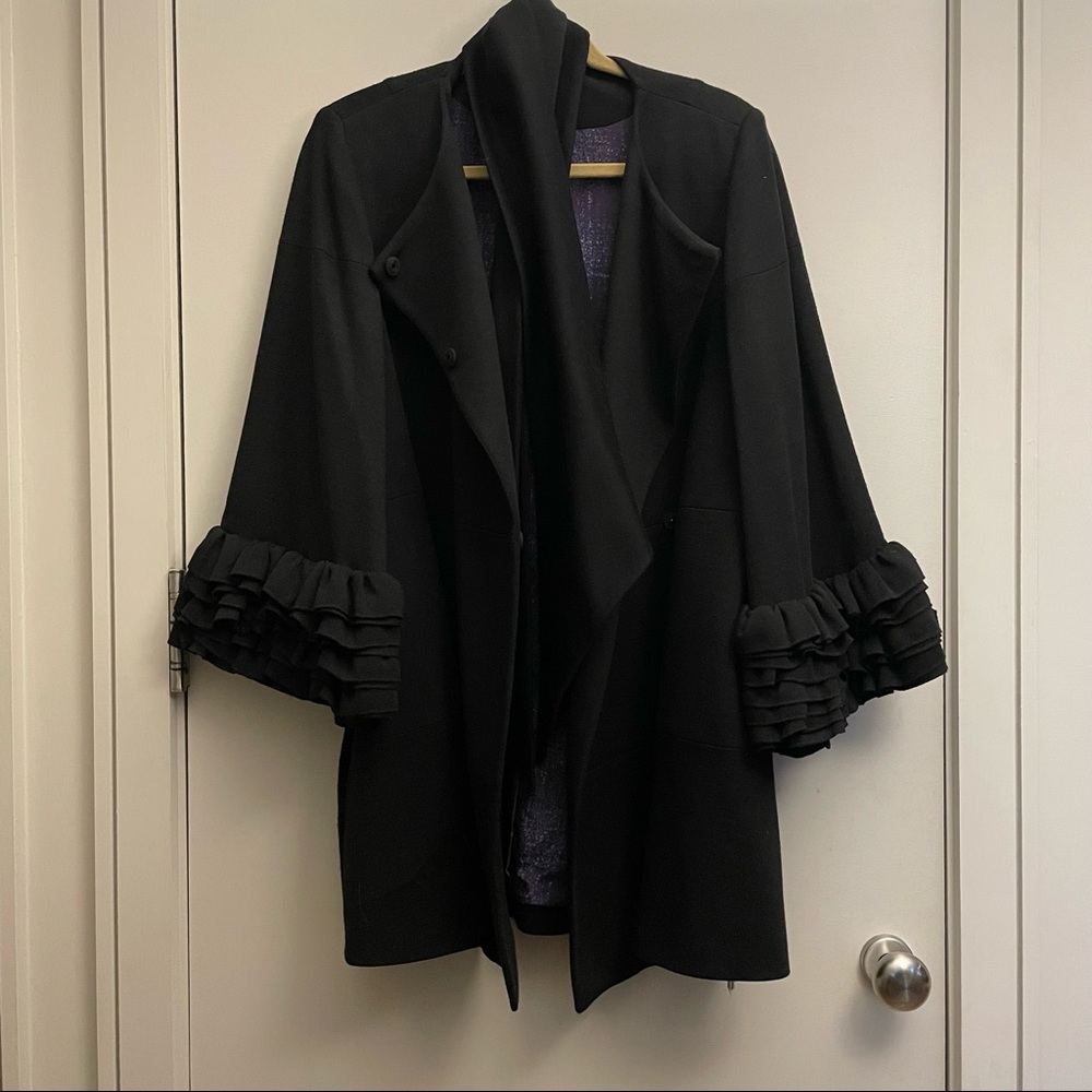 Vintage black coat/cape